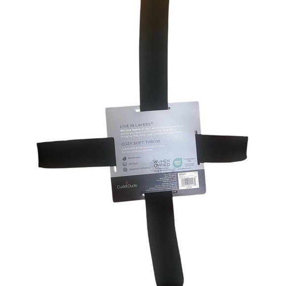 NEW Cuddl Duds Cozy Plush Sherpa Throw Blanket Dogs Polar Bears (50in by 60in) - Picture 8 of 11